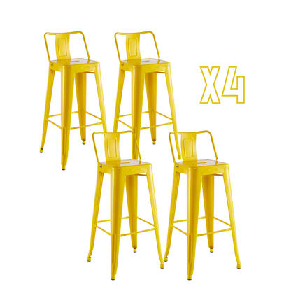 Pack 4 Taburetes Tolix Alto 77 cm