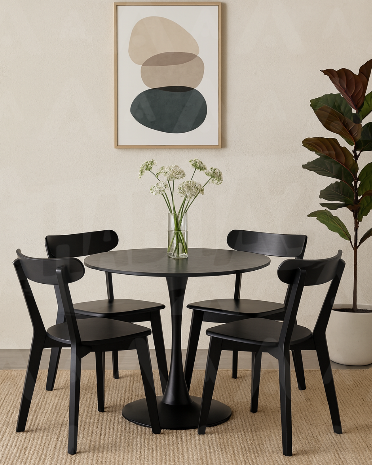 Comedor Phillipe Tulip Black