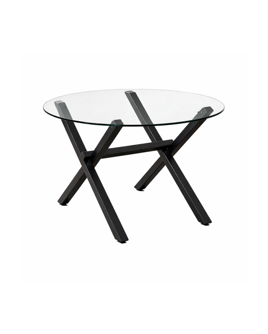 Mesa X Black Redonda 110 Cm