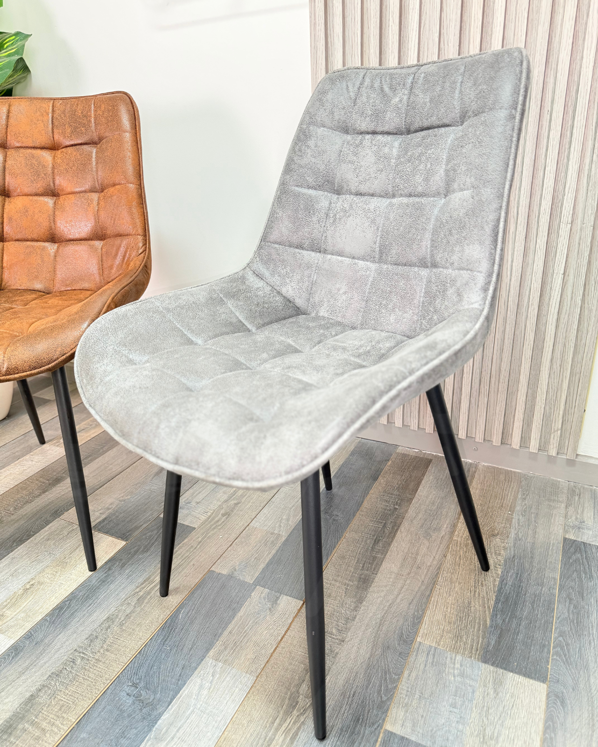 Silla Cuadros Gamuza