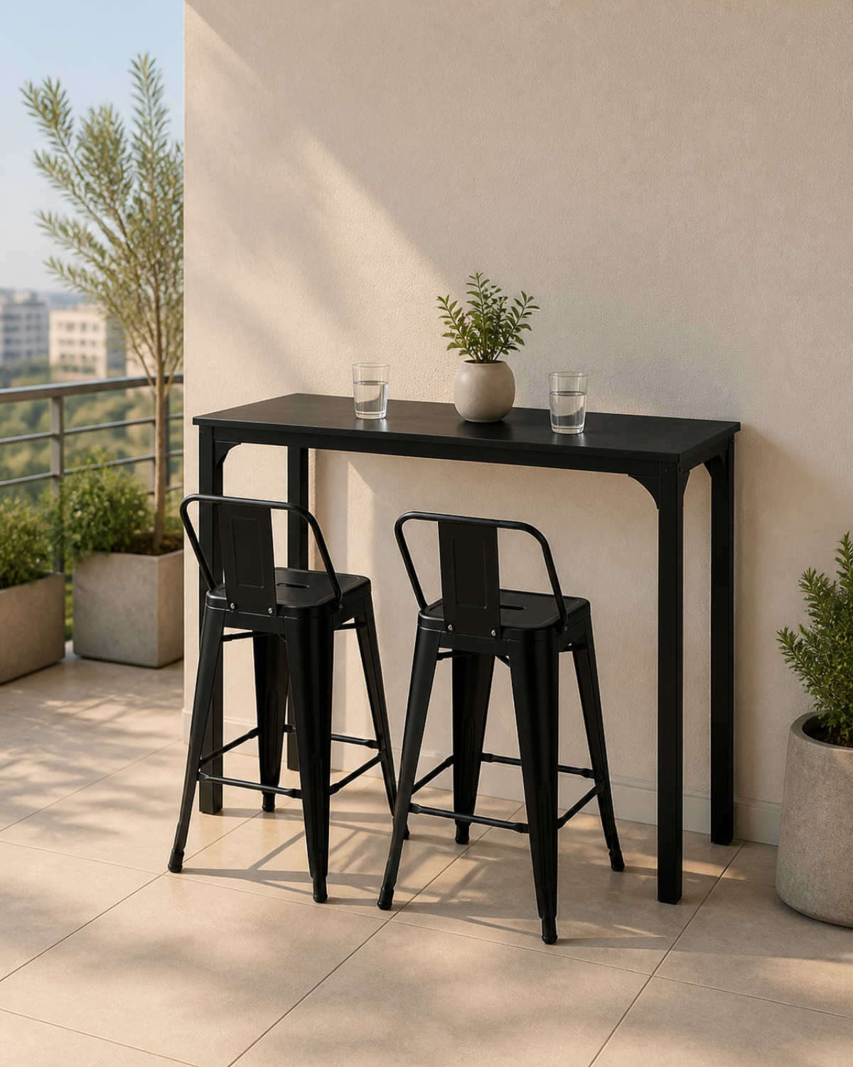Set Black Tolix 65cm