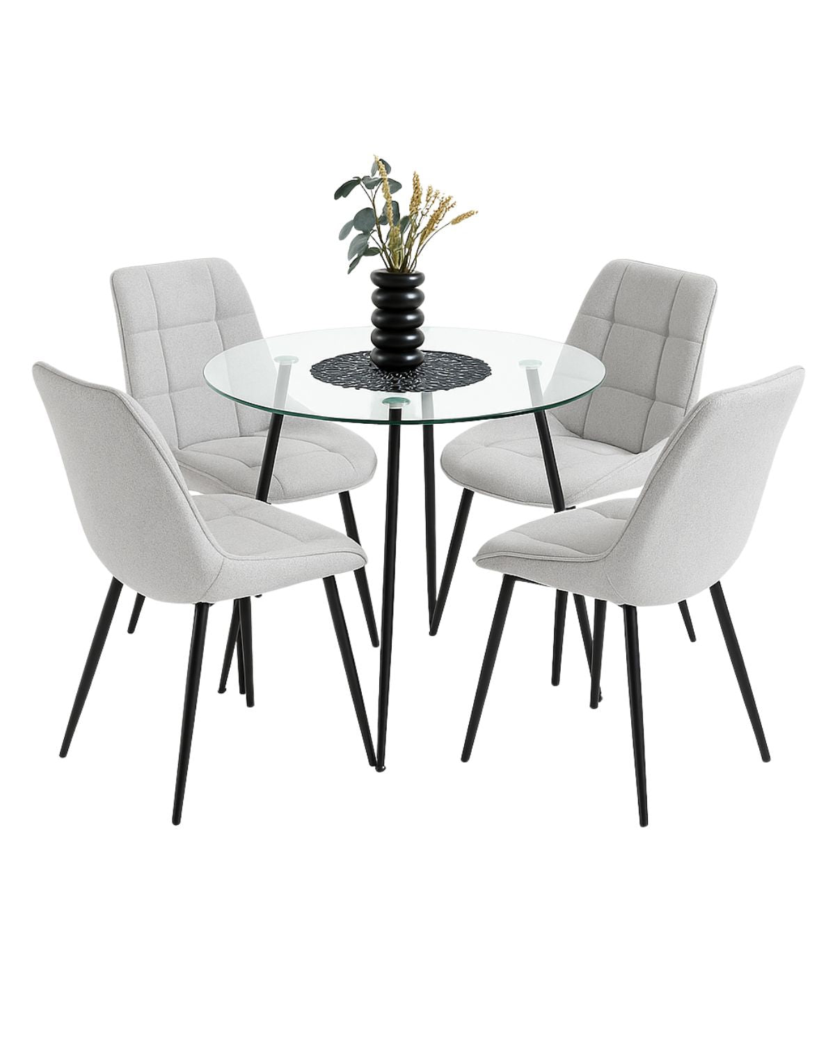 Comedor Merichair Black Minimalista