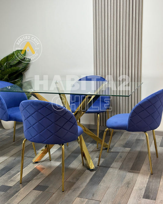 Comedor Madrid Nordic Gold
