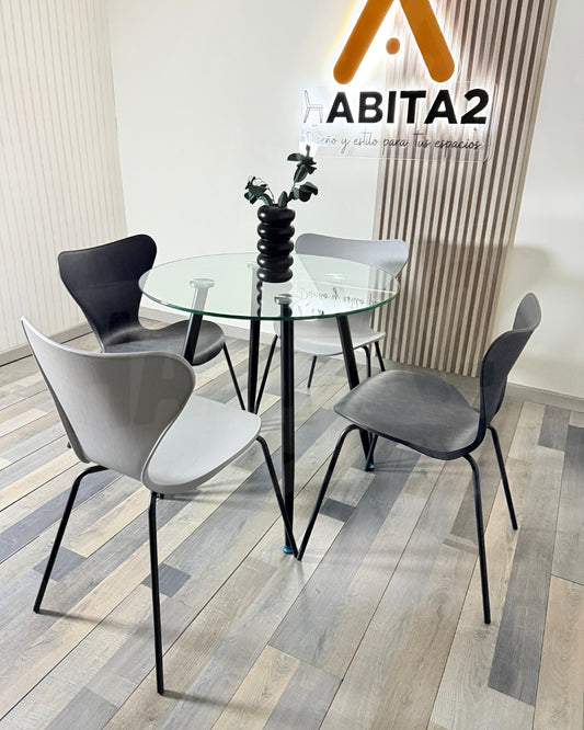 Comedor Jlove PP Black Minimalista