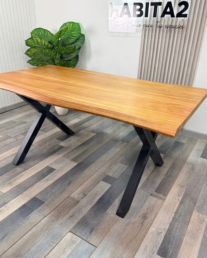 Mesa Rustic Cross 160x90 cm