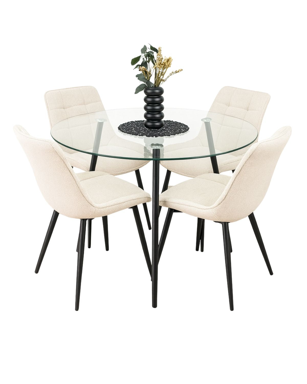 Comedor Merichair Black Minimalista