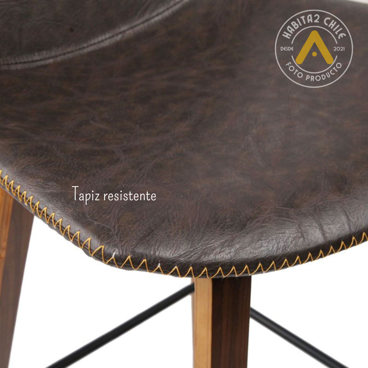 Taburete Cuero 75 cm