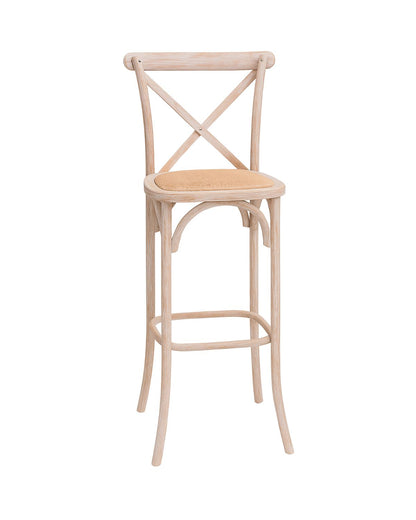 Taburete Crossback de Madera 66cm