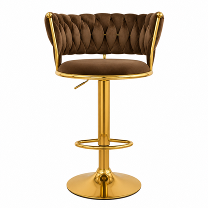 Taburete Queen Terciopelo (Ajustable)