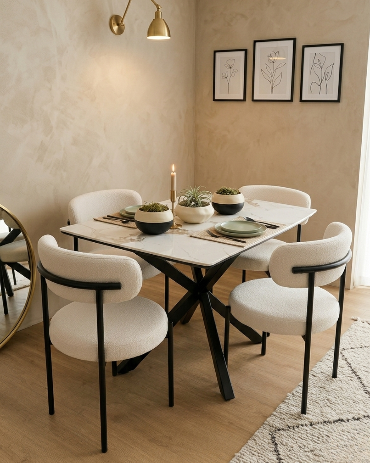 Comedor Becca Denver Rectangular