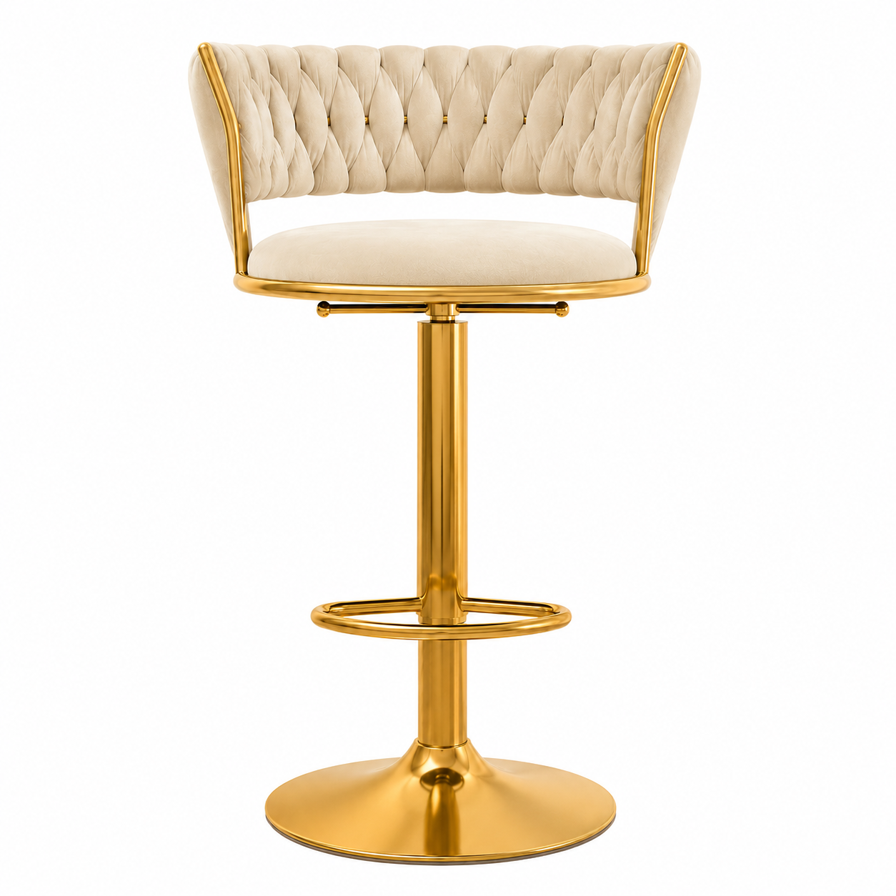 Taburete Queen Terciopelo (Ajustable)
