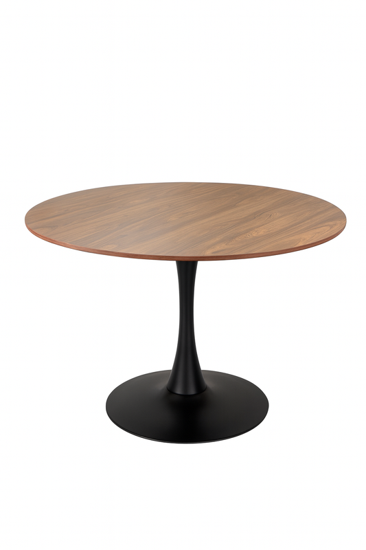 Mesa Tulip Cubierta Madera 100 cm