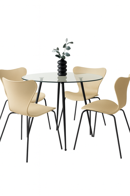 Comedor Jlove PP Black Minimalista