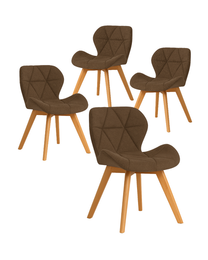 Pack 4 Sillas Radar Lino