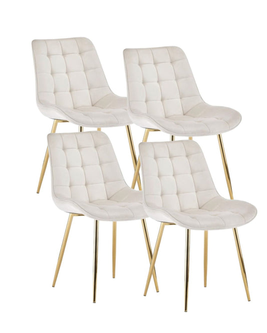 Pack 4 Sillas Roma Felpa