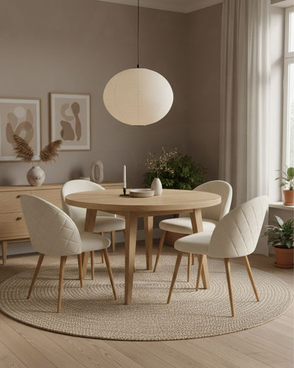 Silla Nordic Felpa Wood