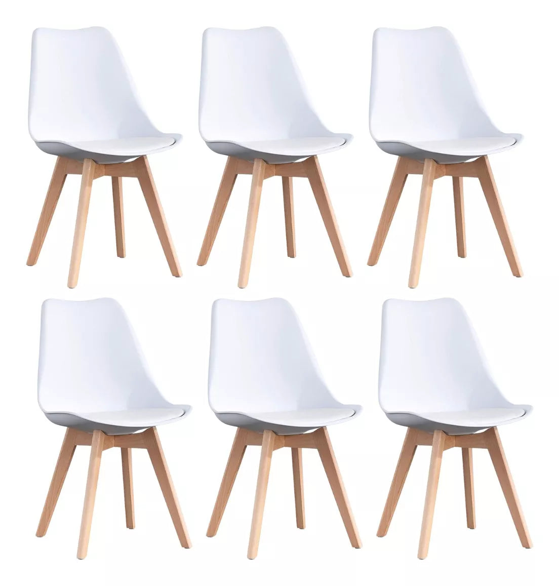 Pack 6 Sillas Tulip