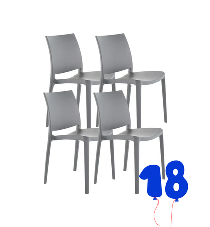 Pack 4 Sillas de Exterior