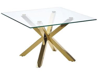 Mesa Madrid Gold Cuadrada 100x100 cm