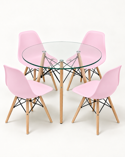 Comedor Eames de Vidrio