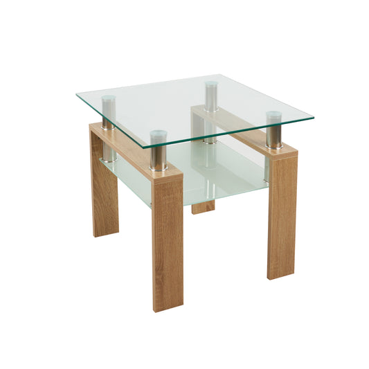Mesa Lateral de Vidrio