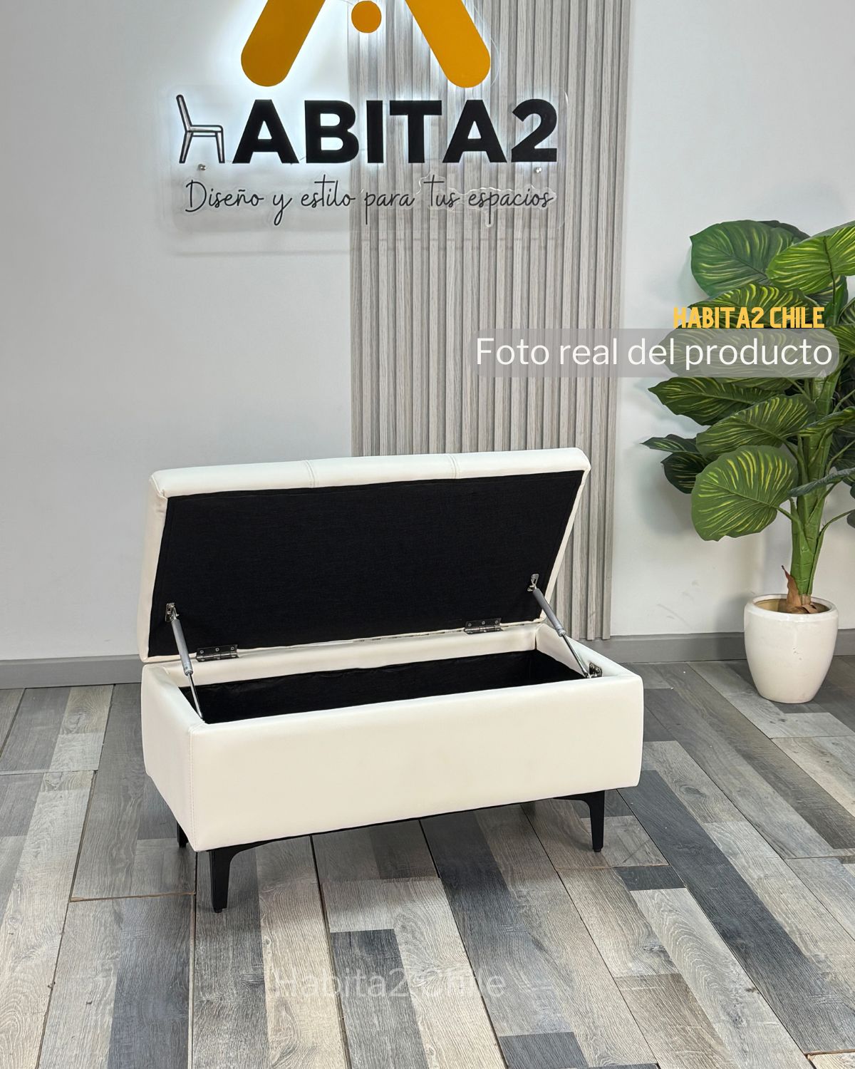 Banqueta Milano con almacenamiento