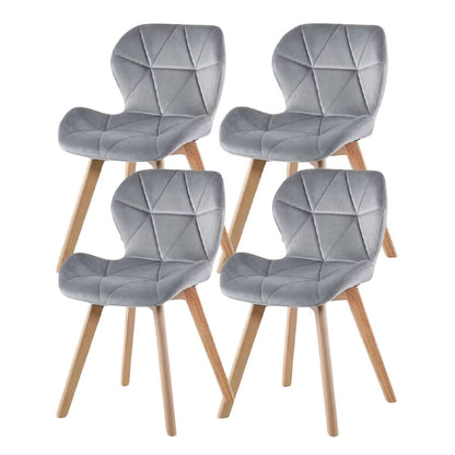 Pack 4 Sillas Velvet