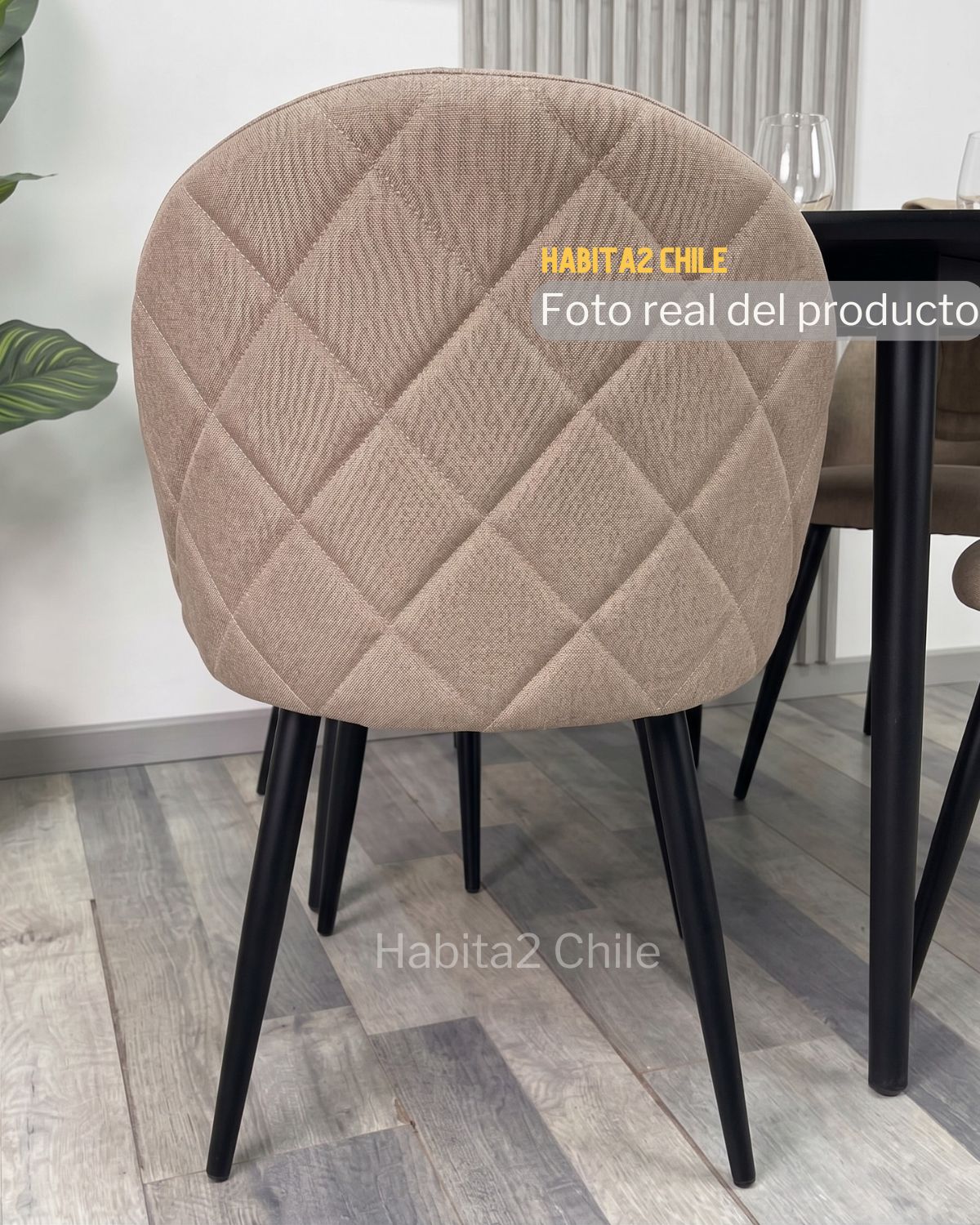 Silla Nordic Lino Black