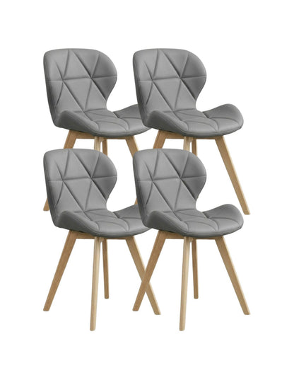 Pack 4 Sillas Radar Wood