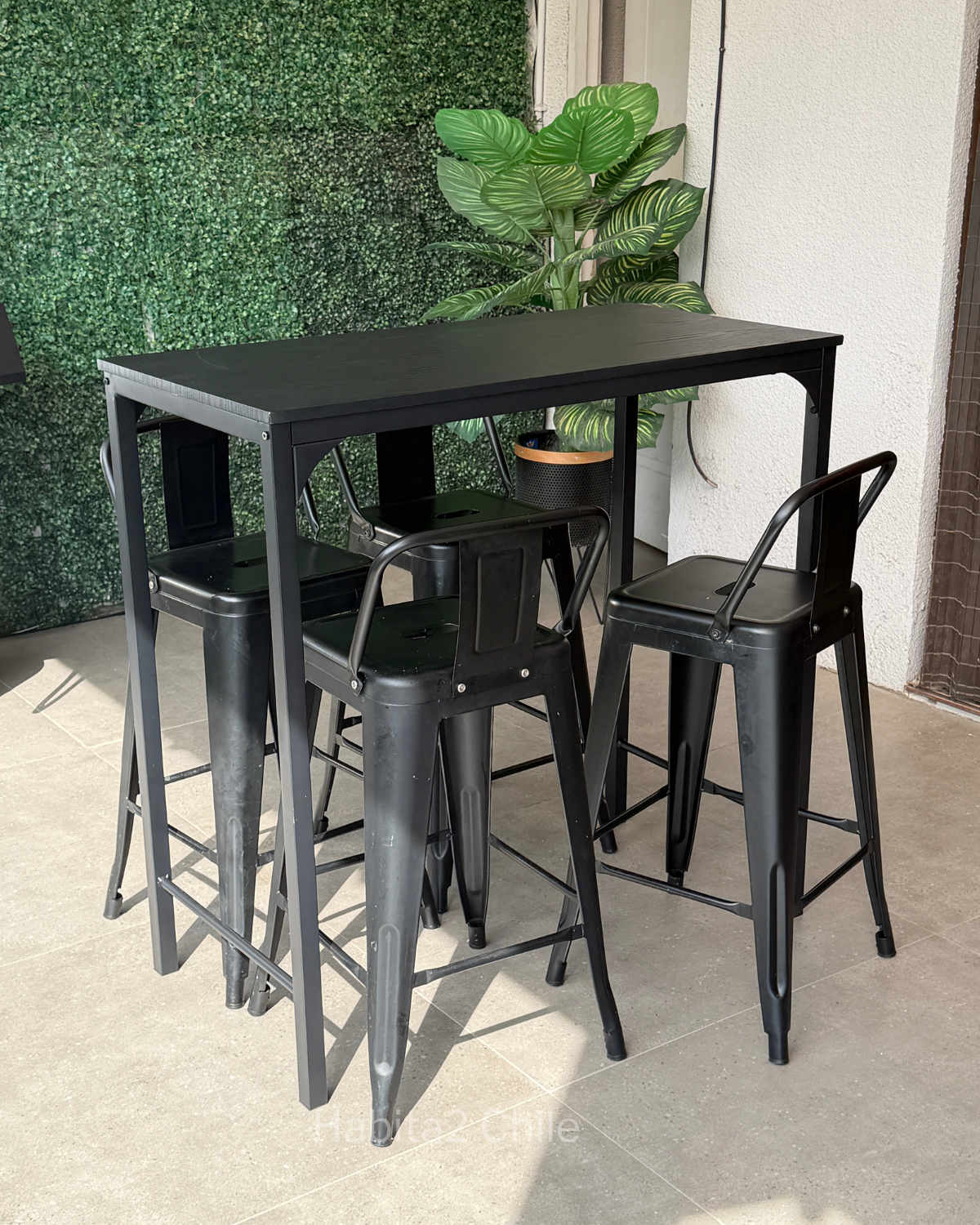 Set Black Tolix 65cm