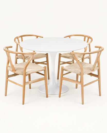 Comedor Wishbone Tulip