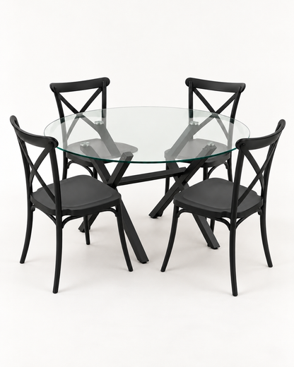 Comedor Sena X Black Redondo