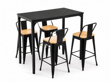 Set Black Tolix 65cm