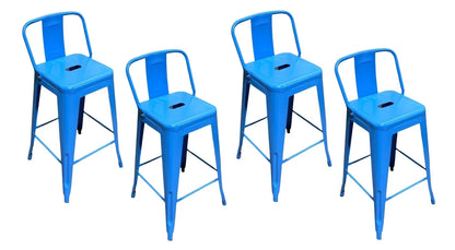 Pack 4 Taburetes Tolix Alto 77 cm