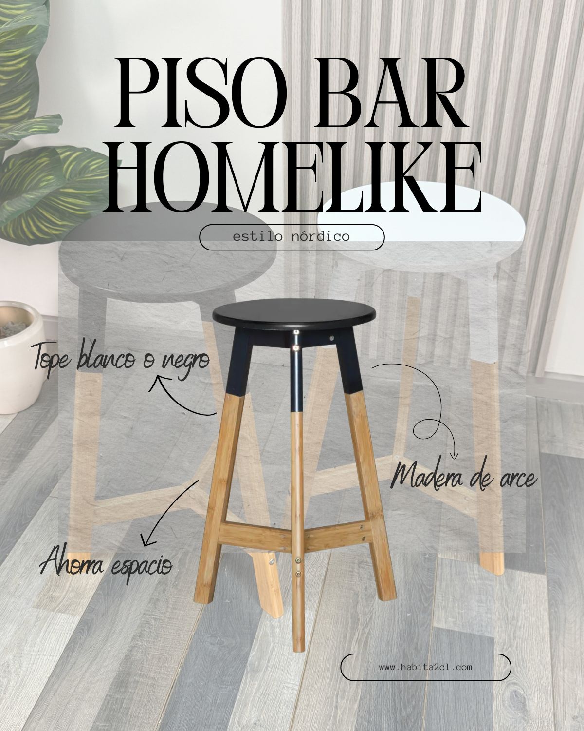 Piso Bar Homelike 65 cm