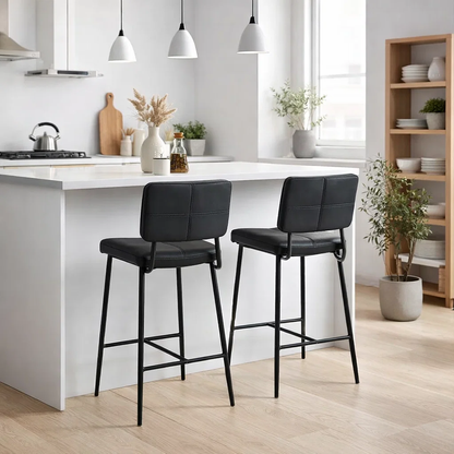Pack 2 Sillas de Bar Coffee 68cm