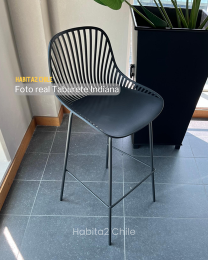 Taburete Indiana Negro 77cm