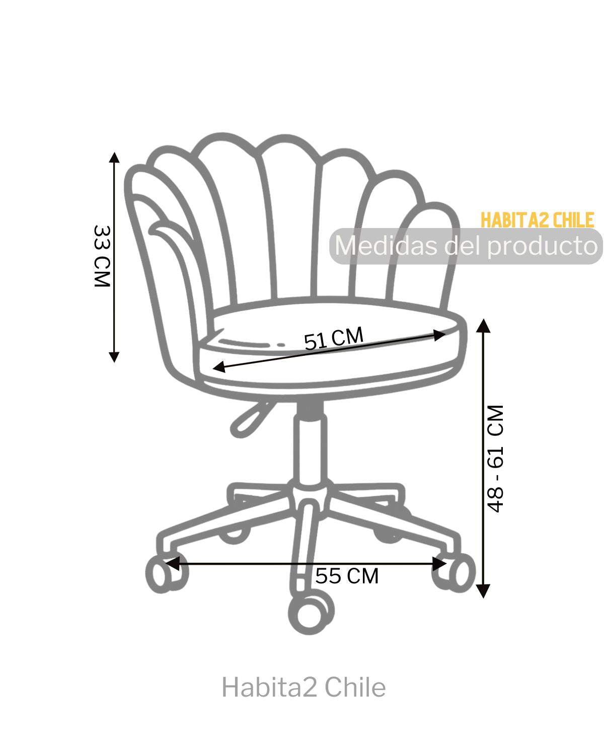Silla Ostra de Escritorio