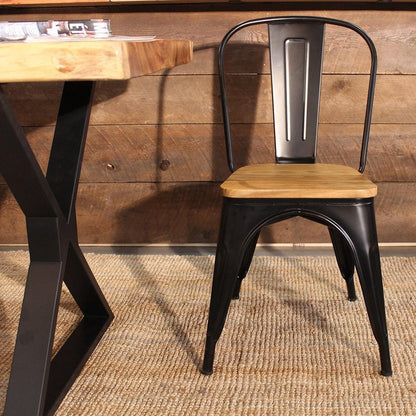 Silla Tolix Wood
