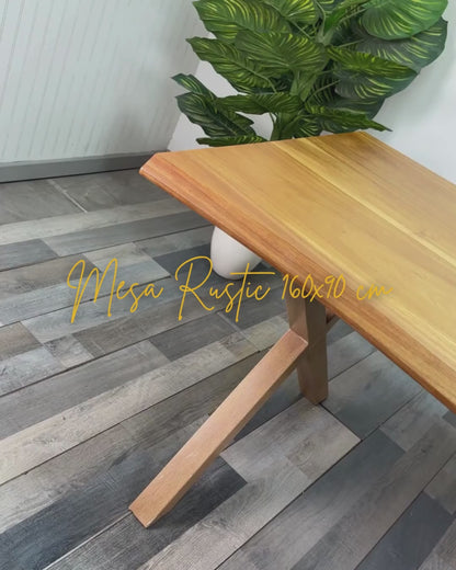 Mesa Rustic Cross 160x90 cm