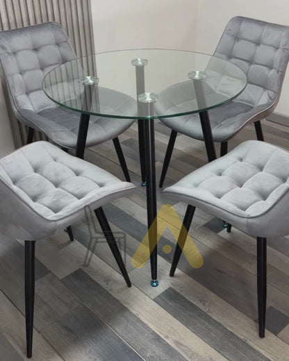 Comedor Cuadros Minimalista