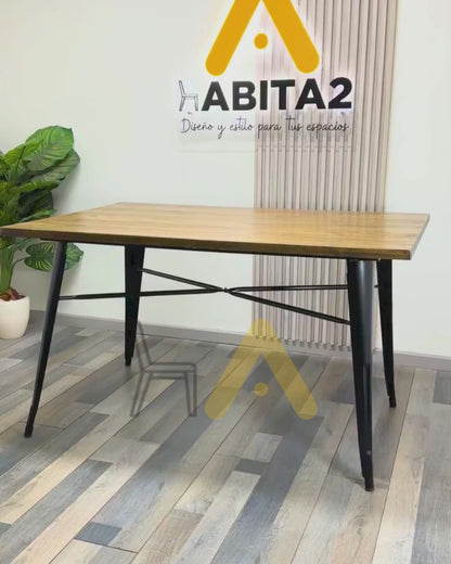 Mesa Tolix Rectangular 140x90cm
