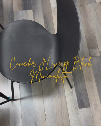 Comedor Jlove PP Black Minimalista