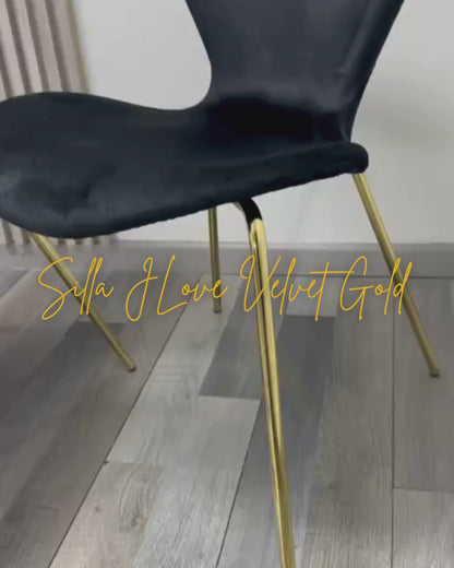 Silla JLove Velvet Gold