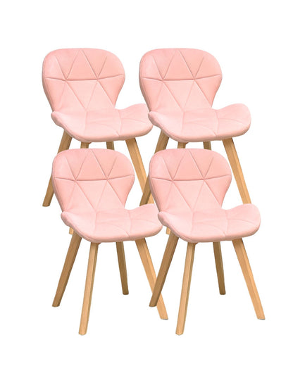 Pack 4 Sillas Velvet