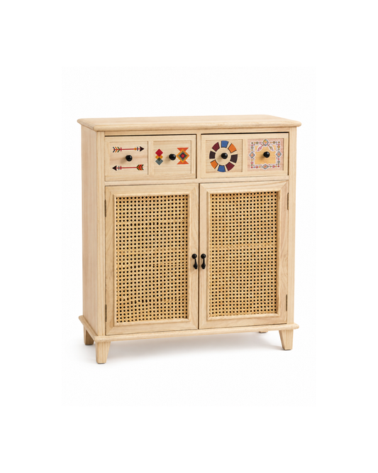 Mueble Pop Art 2 Cajones y Puertas