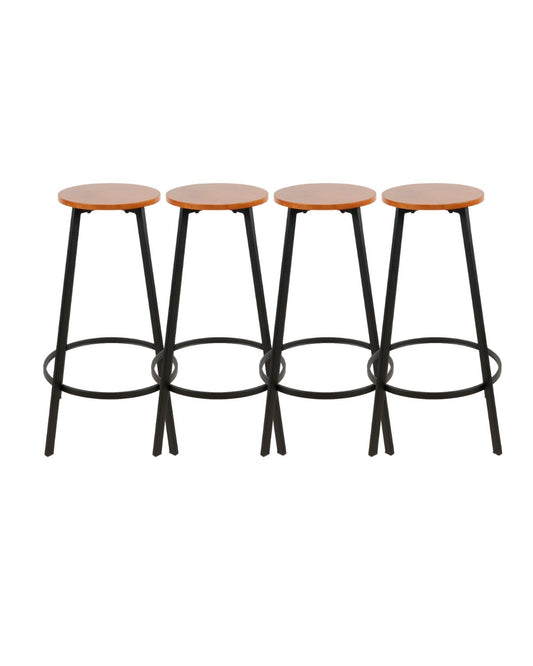 Pack 4 Pisos de bar Industry 75 cm