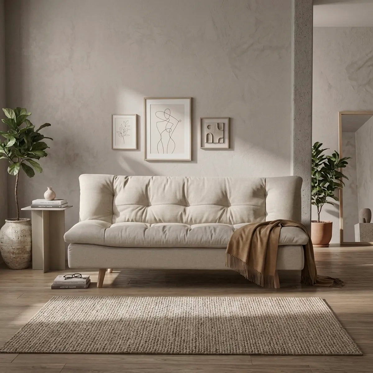 Futon Barn Beige