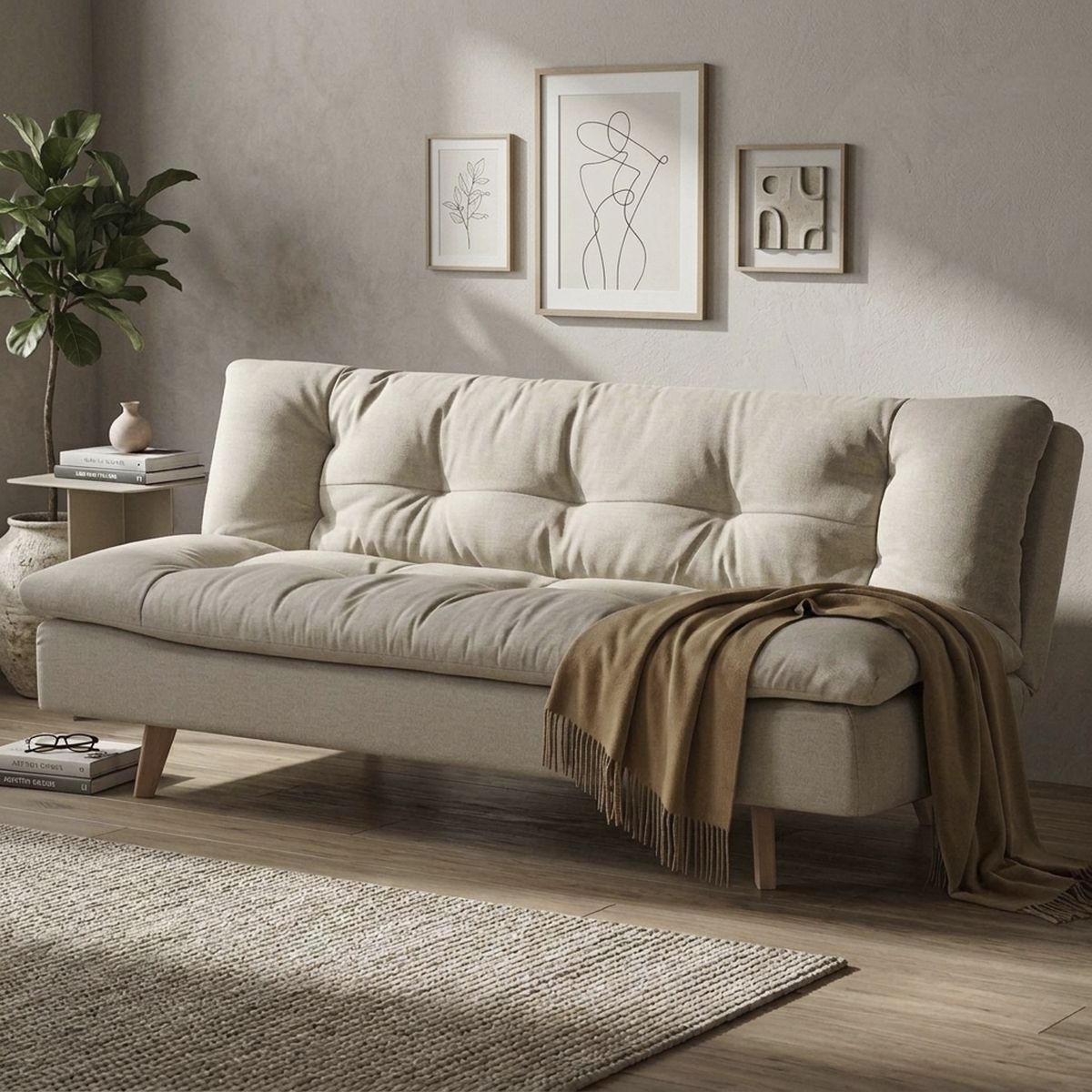 Futon Barn Beige