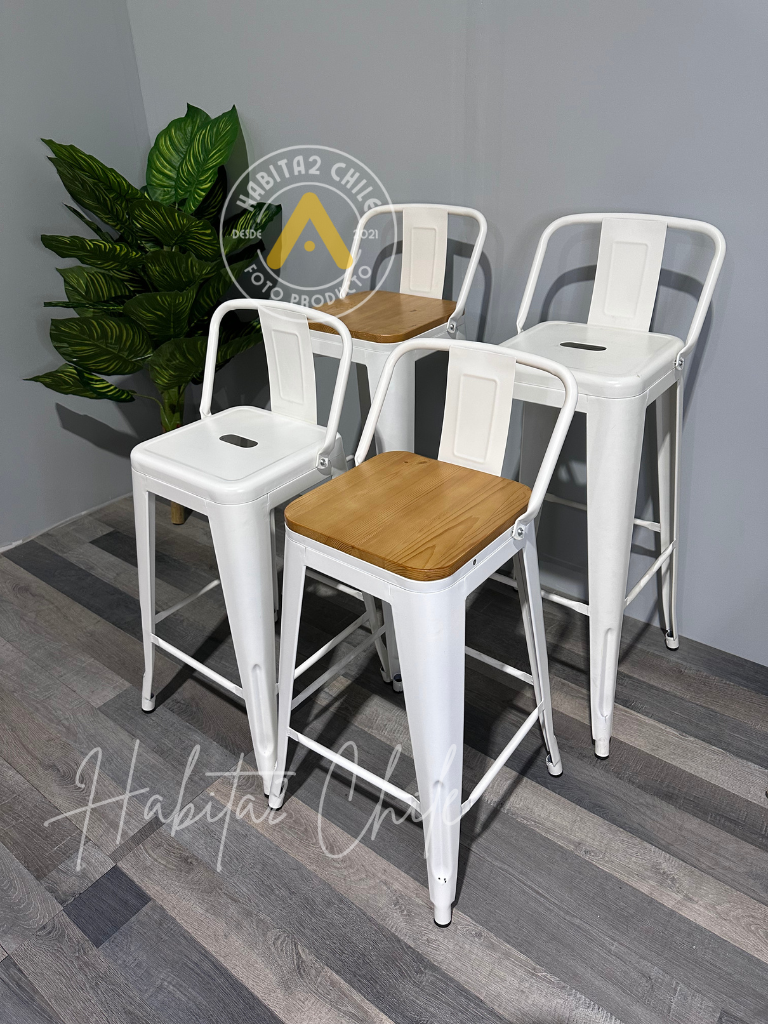 Taburete Tolix Wood 66 cm